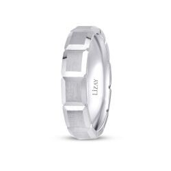 White Gold Cubic Wedding Band