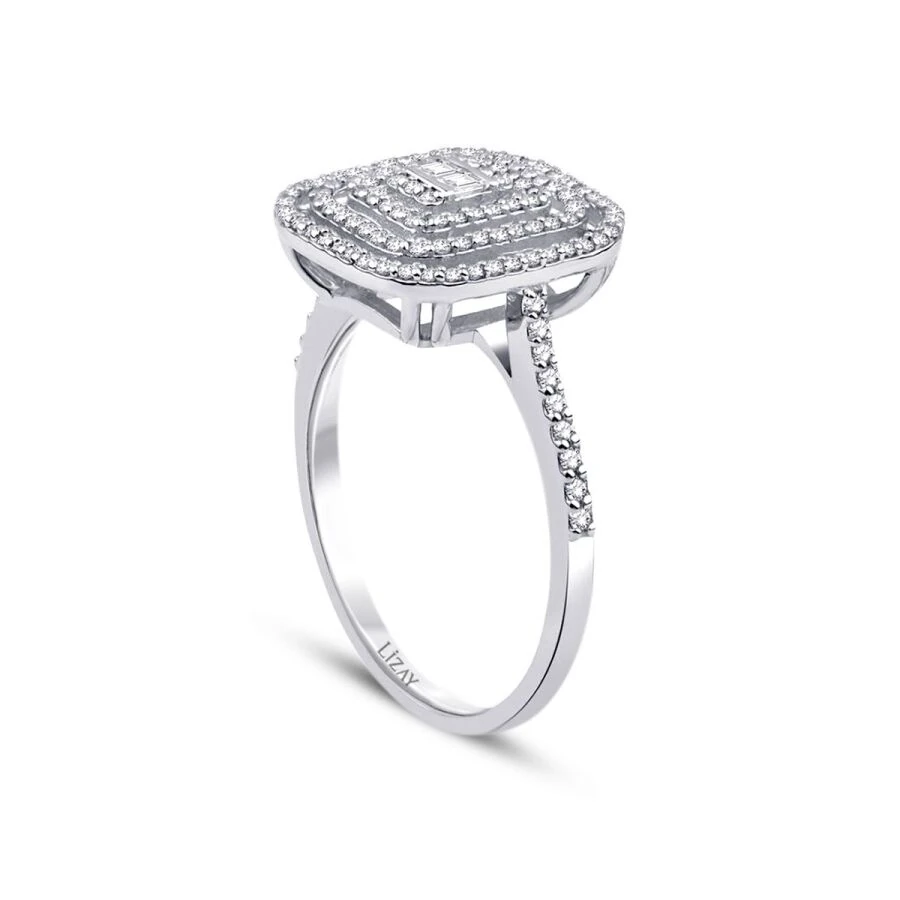 0.35 Carat Diamond Baguette Ring