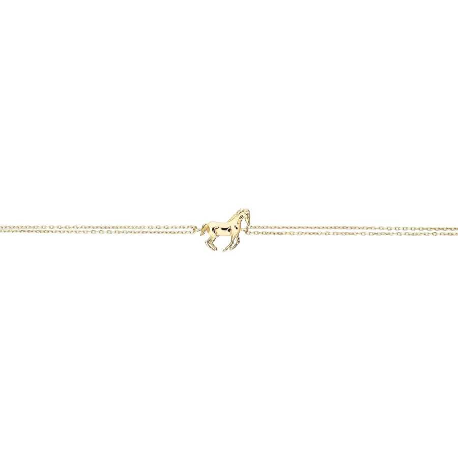 Gold Horse Bracelet