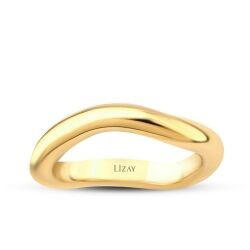 Gold Elegant Domed Ring