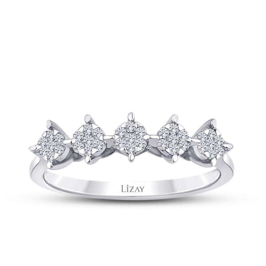 0.19 Carat Diamond Five-Stone Ring