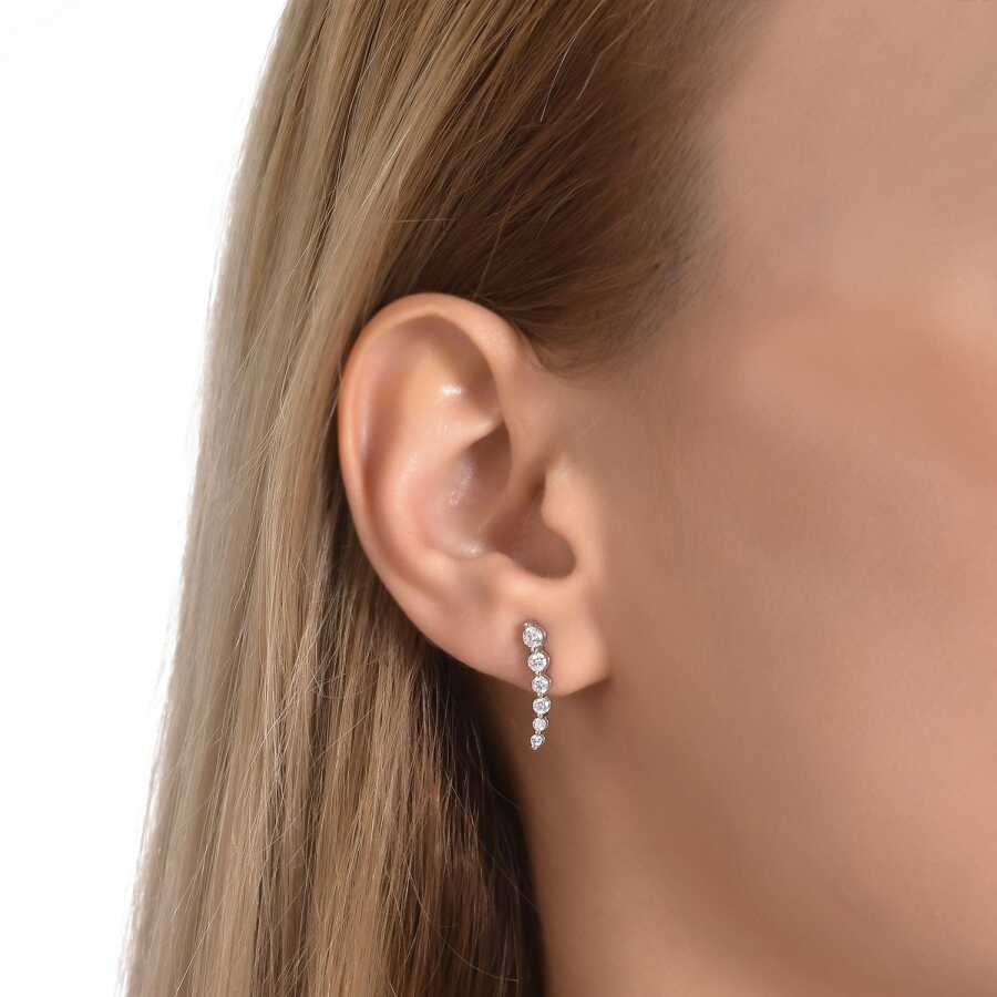 0.81 Carat Diamond Trend Earrings