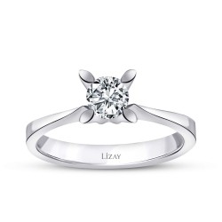 0.45 Carat Diamond Round Solitaire Engagement Ring