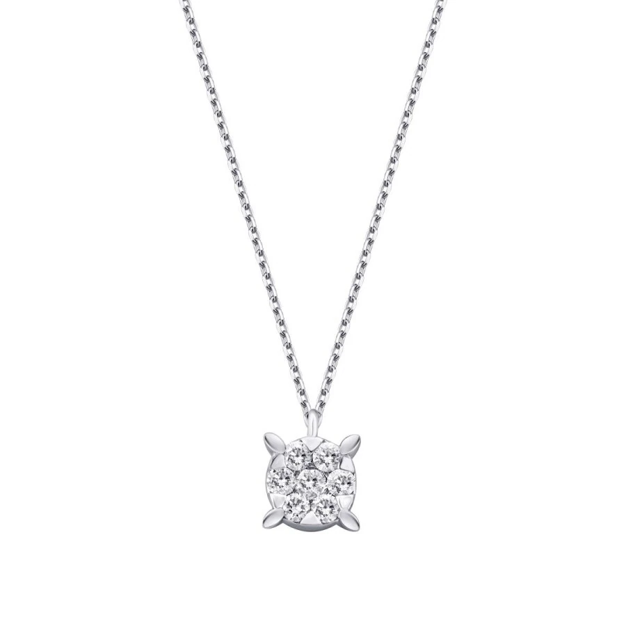 0.13 Carat Diamond Trend Solitaire Necklace