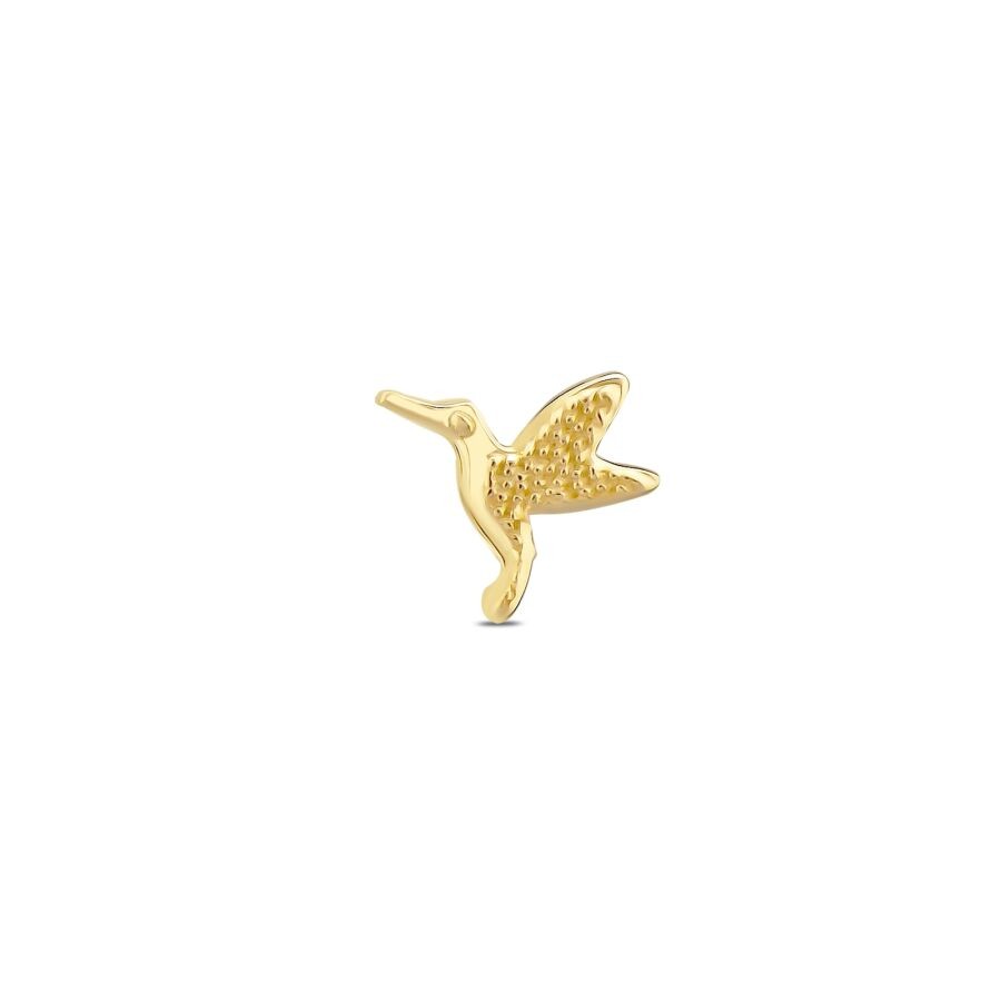 Gold Swallow Tragus Earring