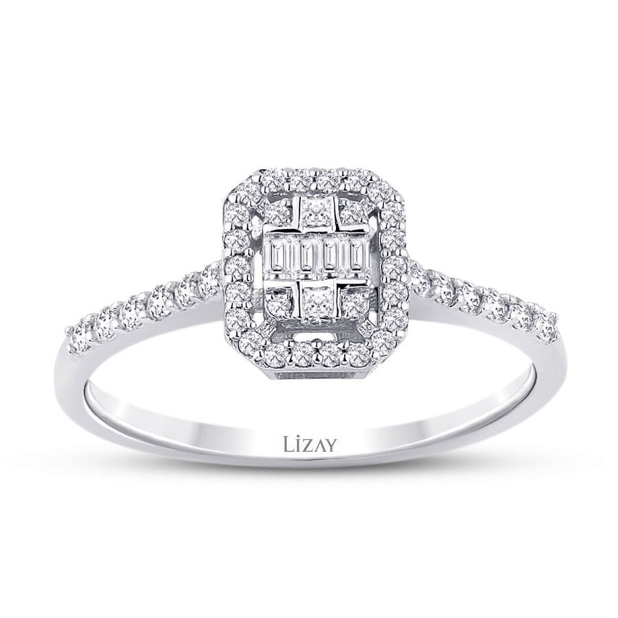 0.35 Carat Diamond Baguette Ring