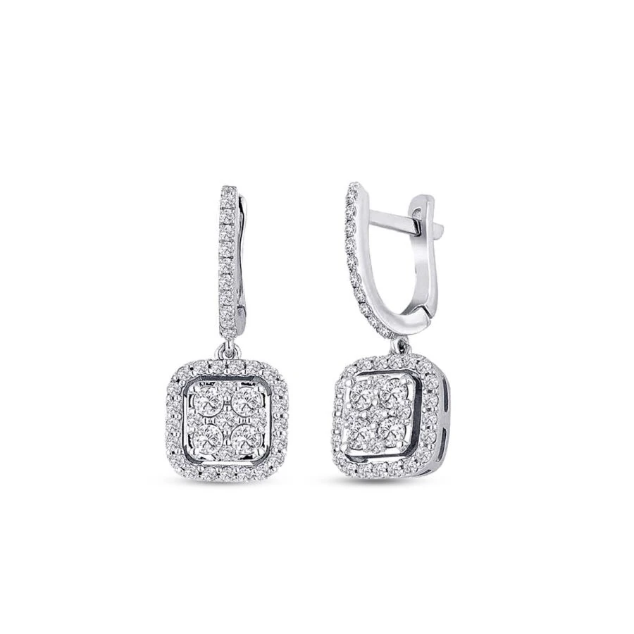 0.87 Carat Diamond Trend Earrings