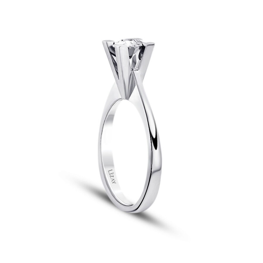 0.70 Carat Diamond Round Solitaire Engagement Ring