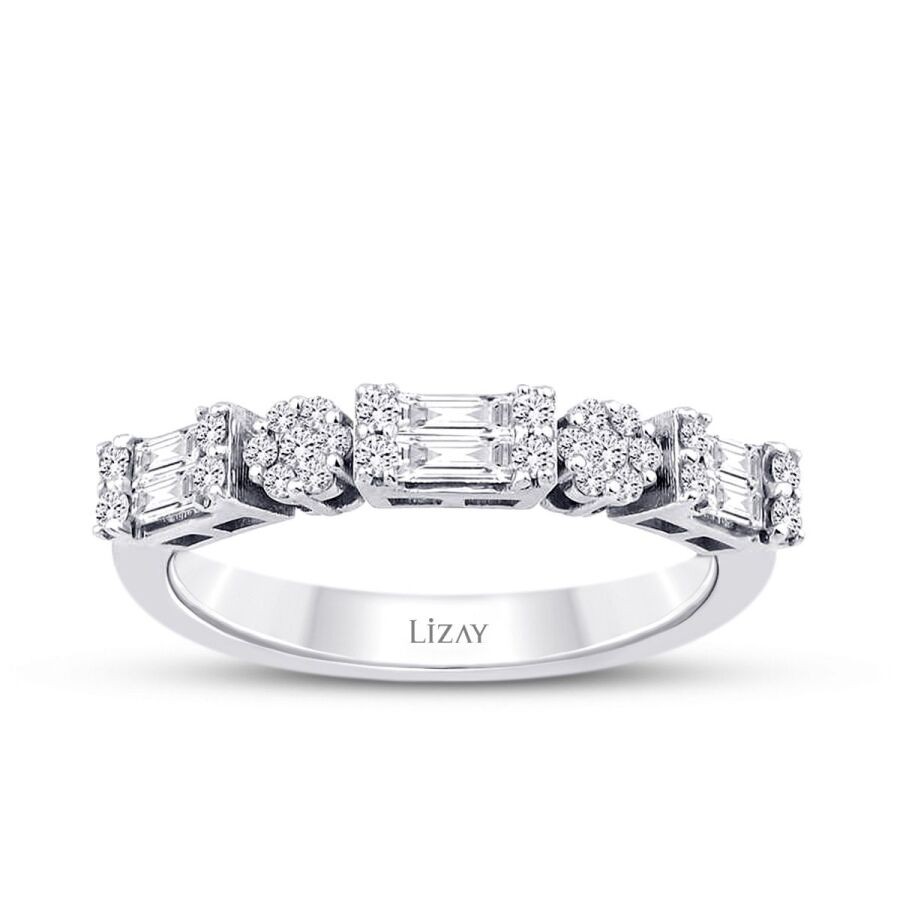 0,44 Karat Diamant Baguette Ring
