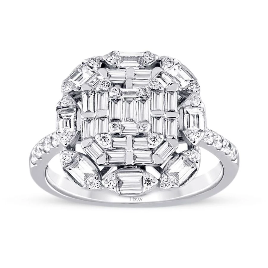 1.17 Carat Diamond Baguette Ring