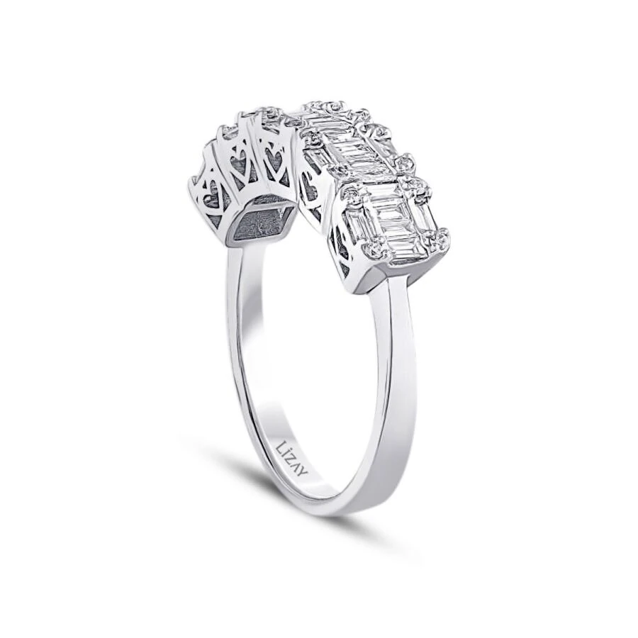 0.60 Carat Diamond Baguette Ring