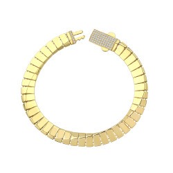 Goldenes Muster Armband