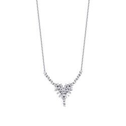 1.14 Carat Diamond Baguette Necklace