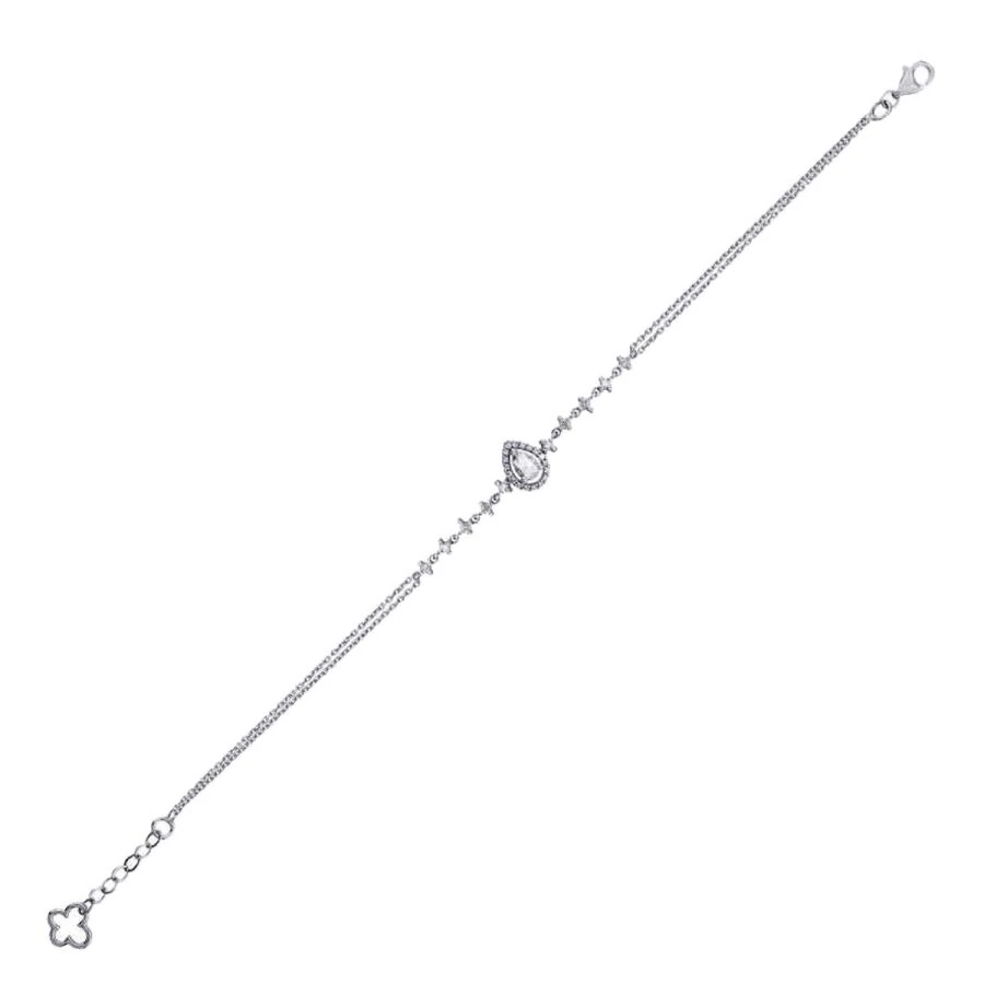 0.54 Carat Diamond Pear Bracelet