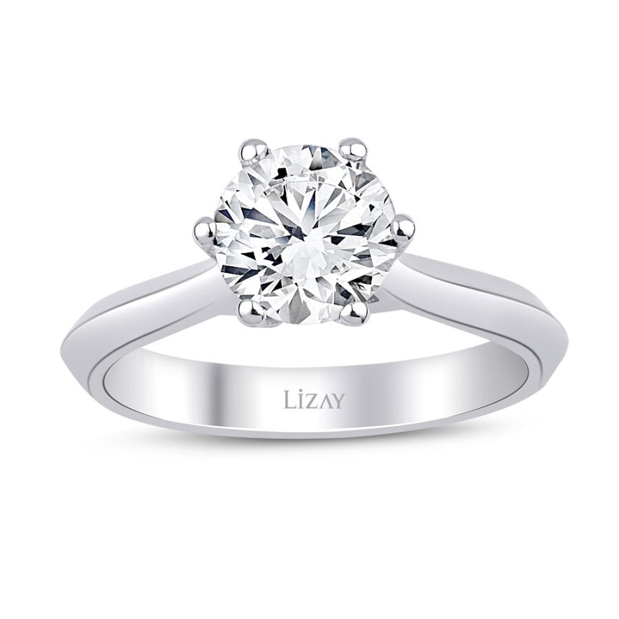 1.50 Carat Diamond Round Solitaire Engagement Ring