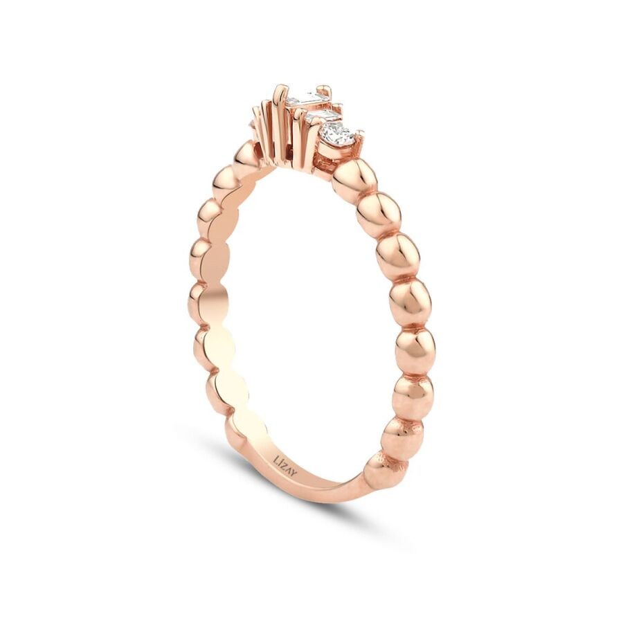 0.15 Carat Diamond Baguette Ring