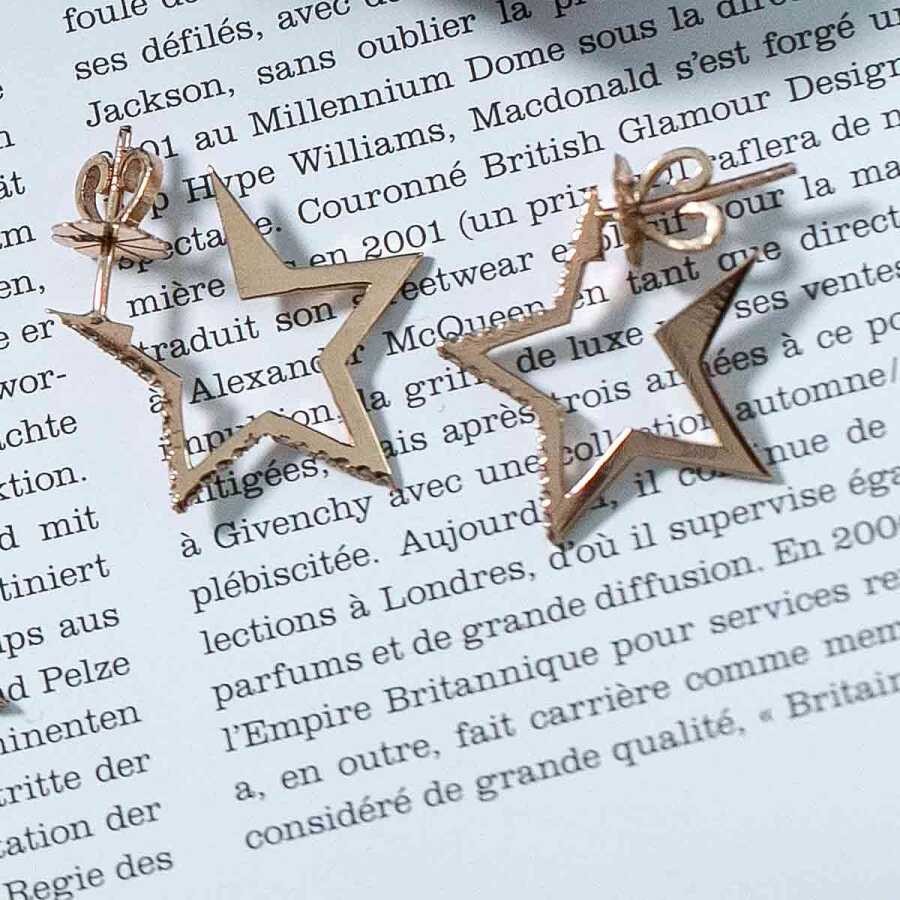 0.10 Carat Diamond Star Ring