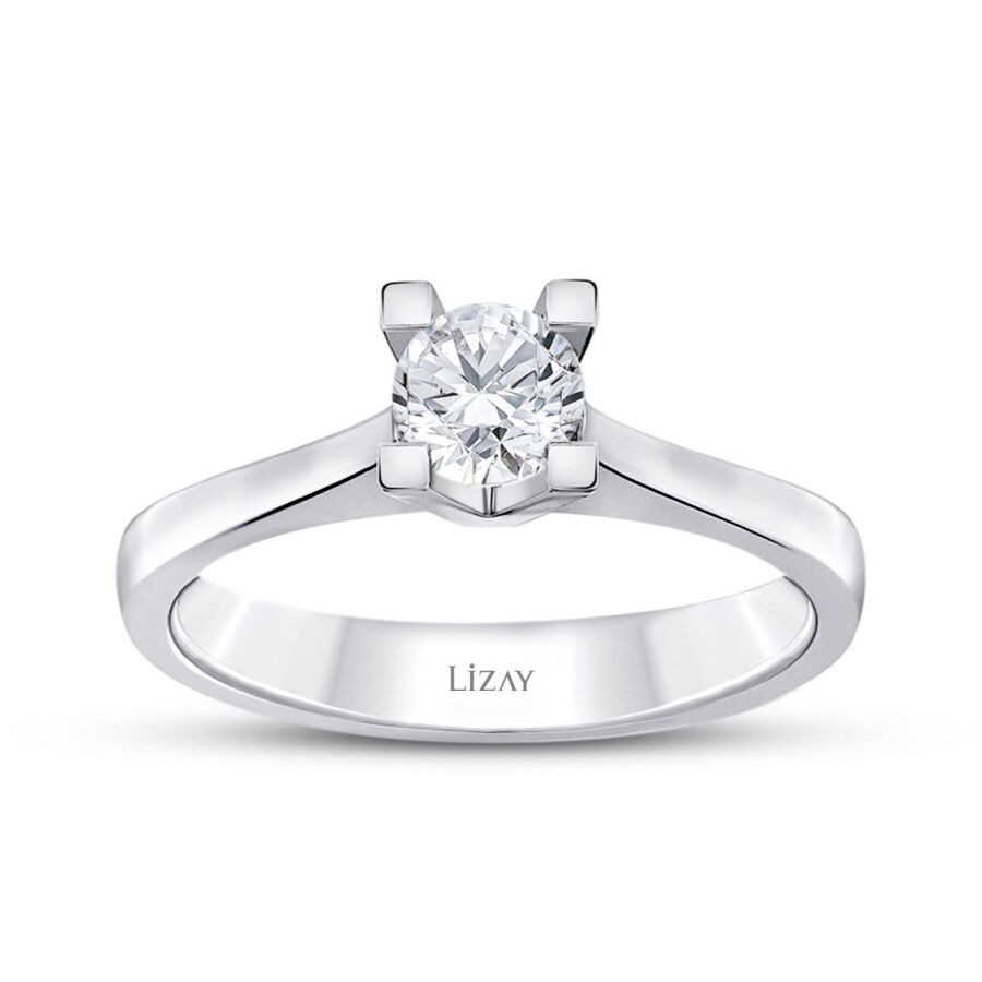 0.30 Carat Diamond Round Solitaire Engagement Ring