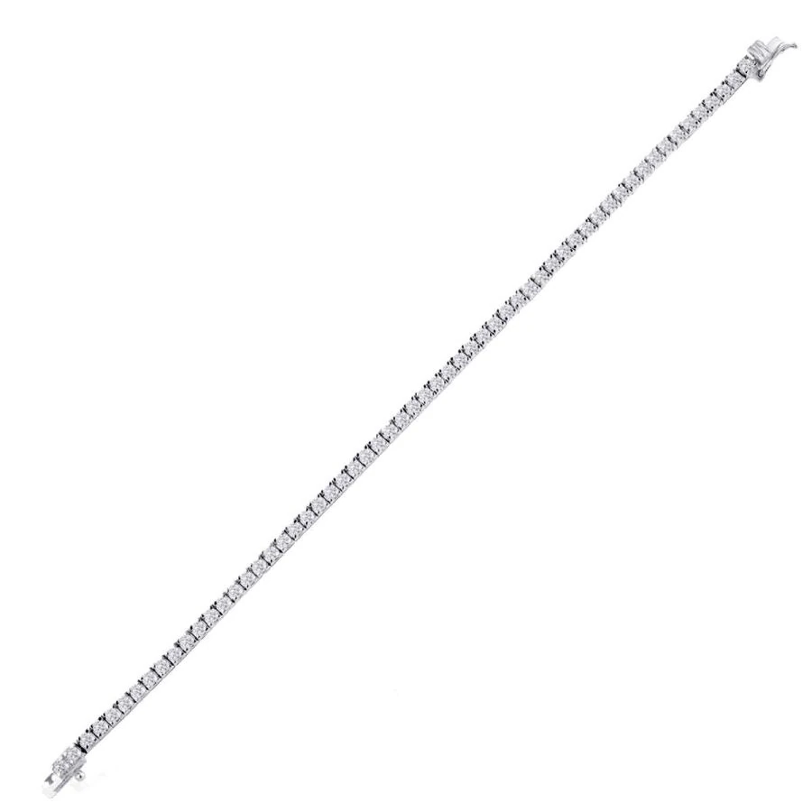 3.89 Carat Diamond Tennis Bracelet