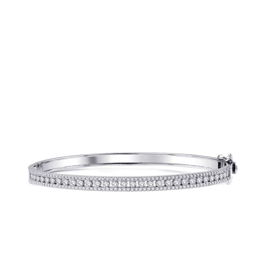 1.46 Carat Diamond Design Bangle