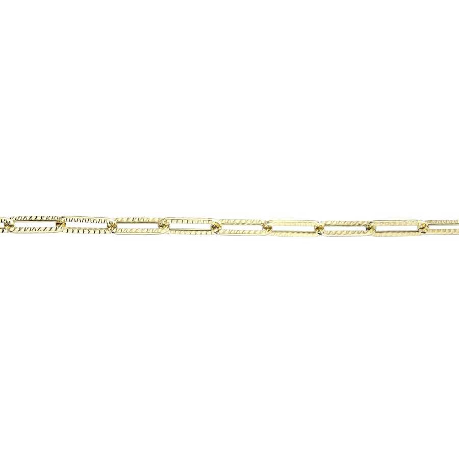 Gold Paperclip Bracelet