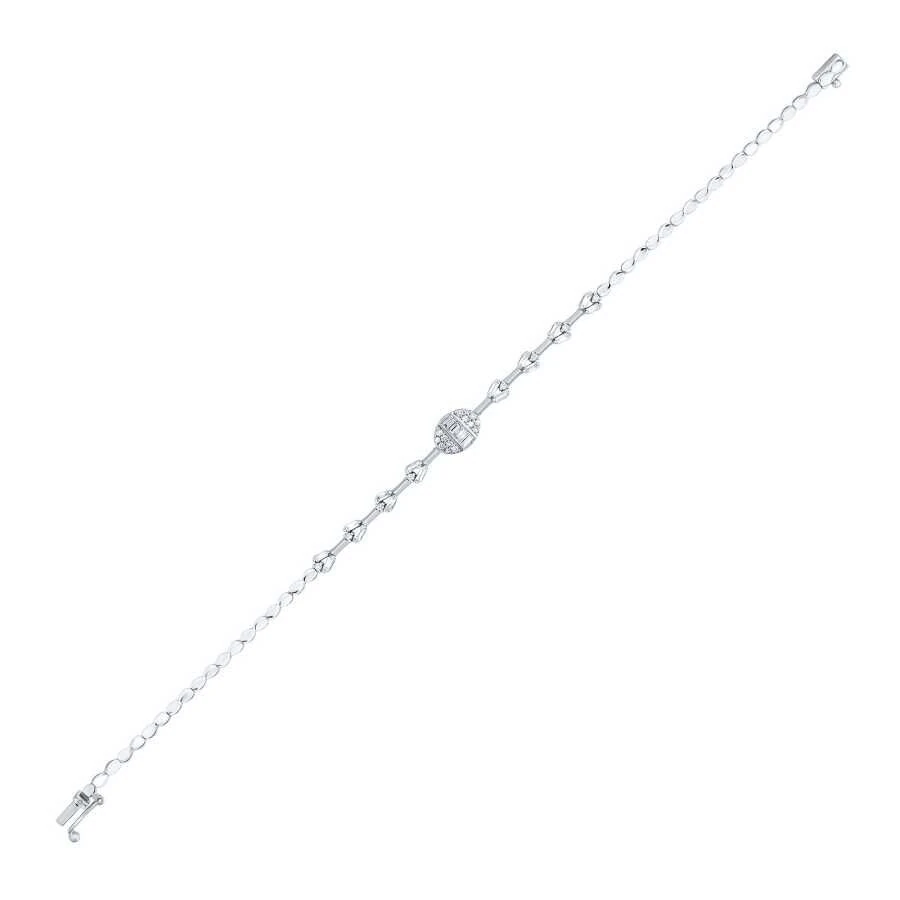 0.60 Carat Diamond Baguette Bracelet