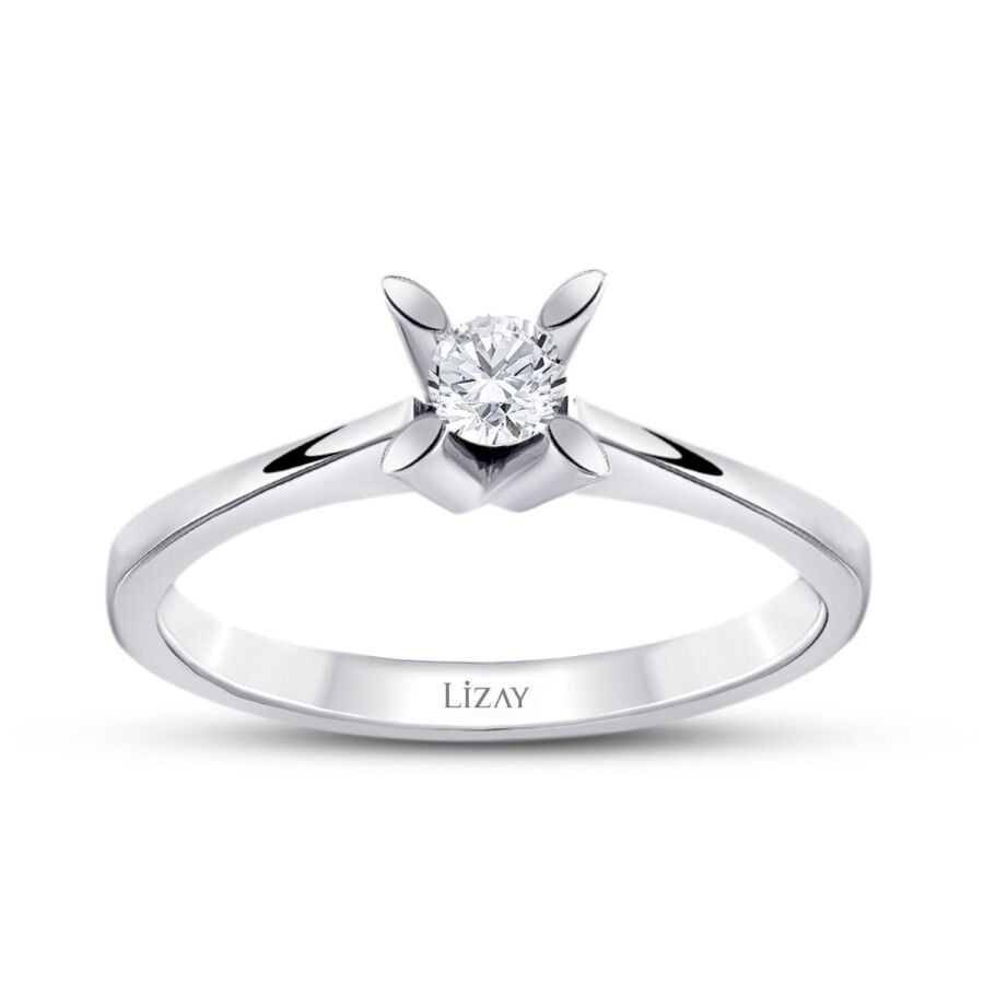 0.15 Carat Diamond Round Solitaire Engagement Ring