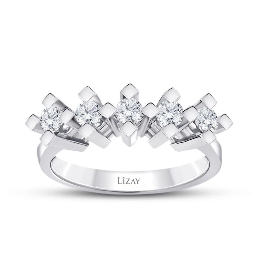 0.70 Carat Diamond Five-Stone Ring