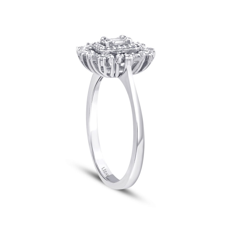 0.40 ct. Diamant Baguette Ring