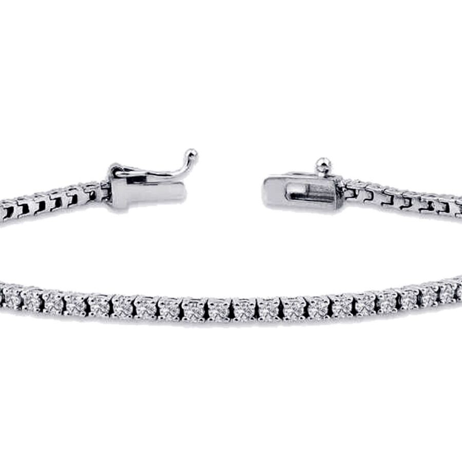 3.38 Carat Diamond Tennis Bracelet