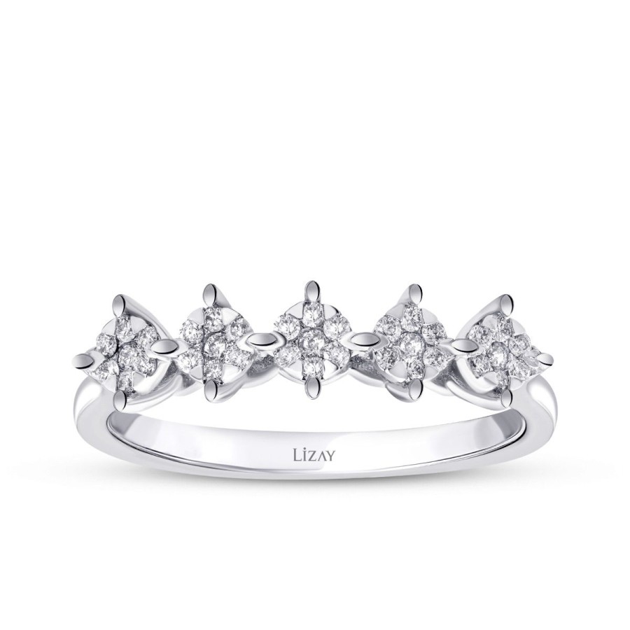 0.19 Carat Diamond Five-Stone Ring