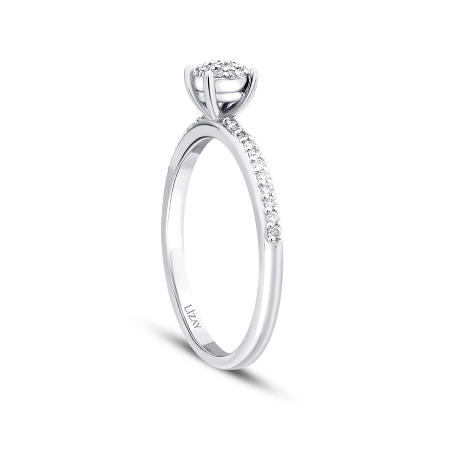 0.19 Carat Diamond Trend Solitaire Engagement Ring