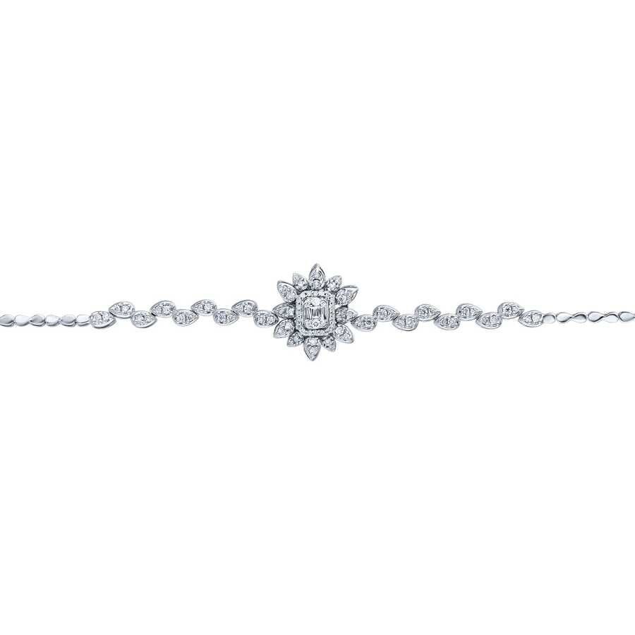 0.73 Carat Diamond Baguette Bracelet