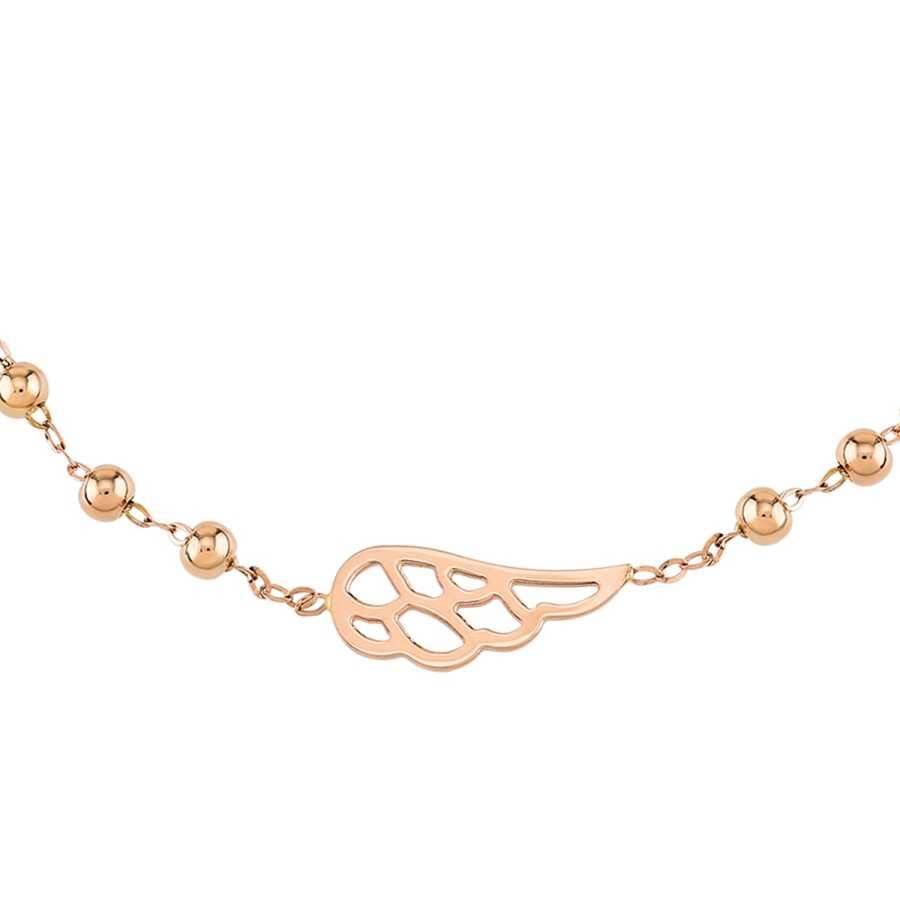 Gold Doric Angel Wing Bracelet