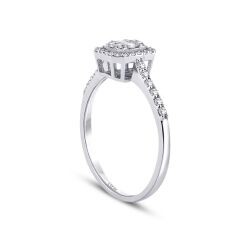 0.35 Carat Diamond Baguette Ring