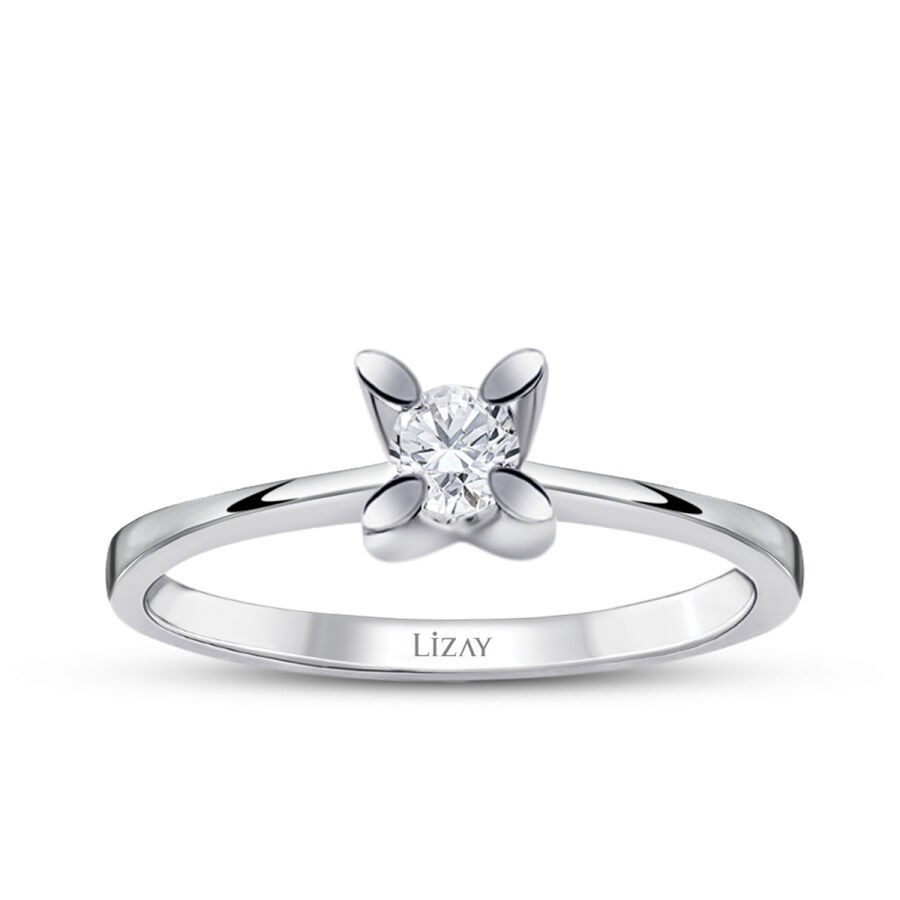 0.40 Carat Diamond Round Solitaire Engagament Ring