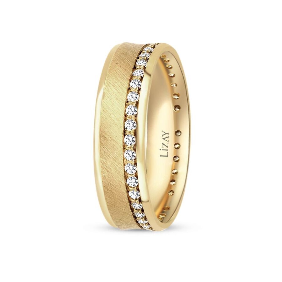 Gold Eternity Wedding Band