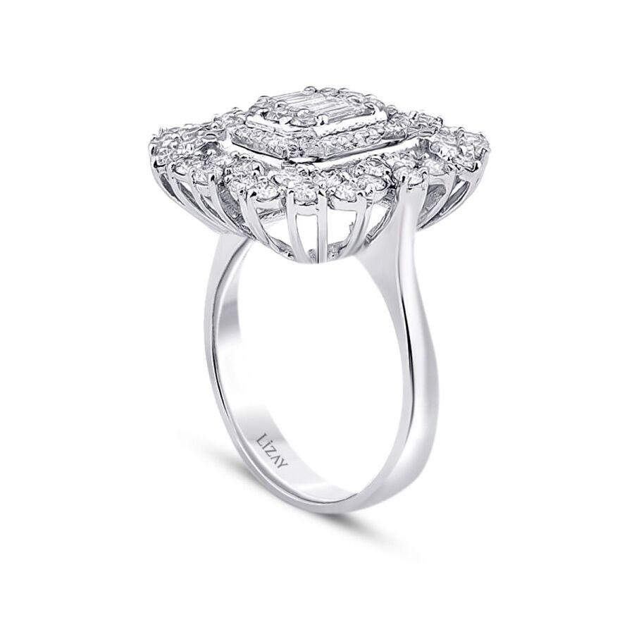 0.40 Carat Diamond Baguette Ring