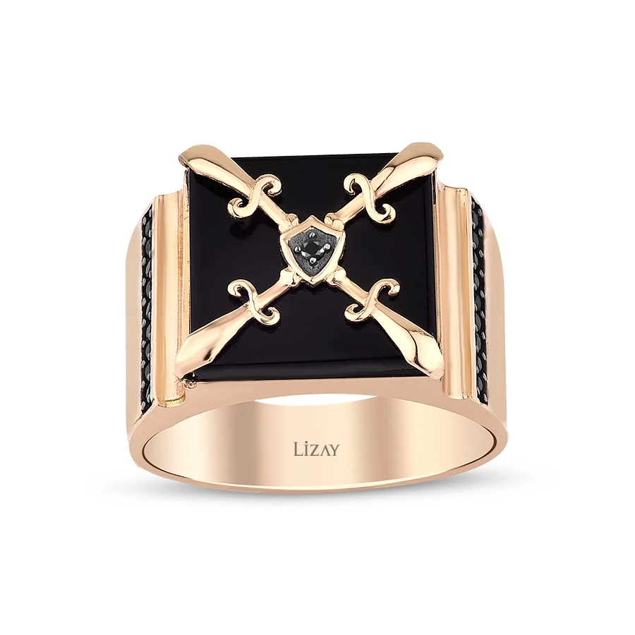 Gold Stone Men’s Ring