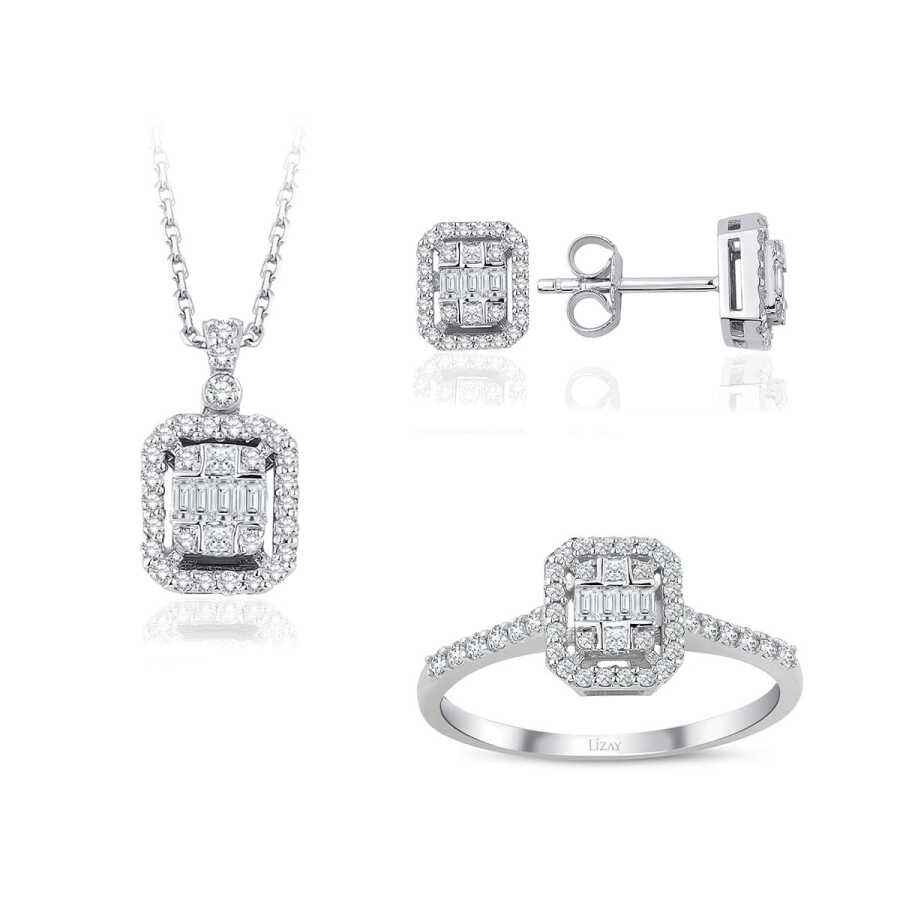 0.88 Carat Diamond Baguette Mini Set