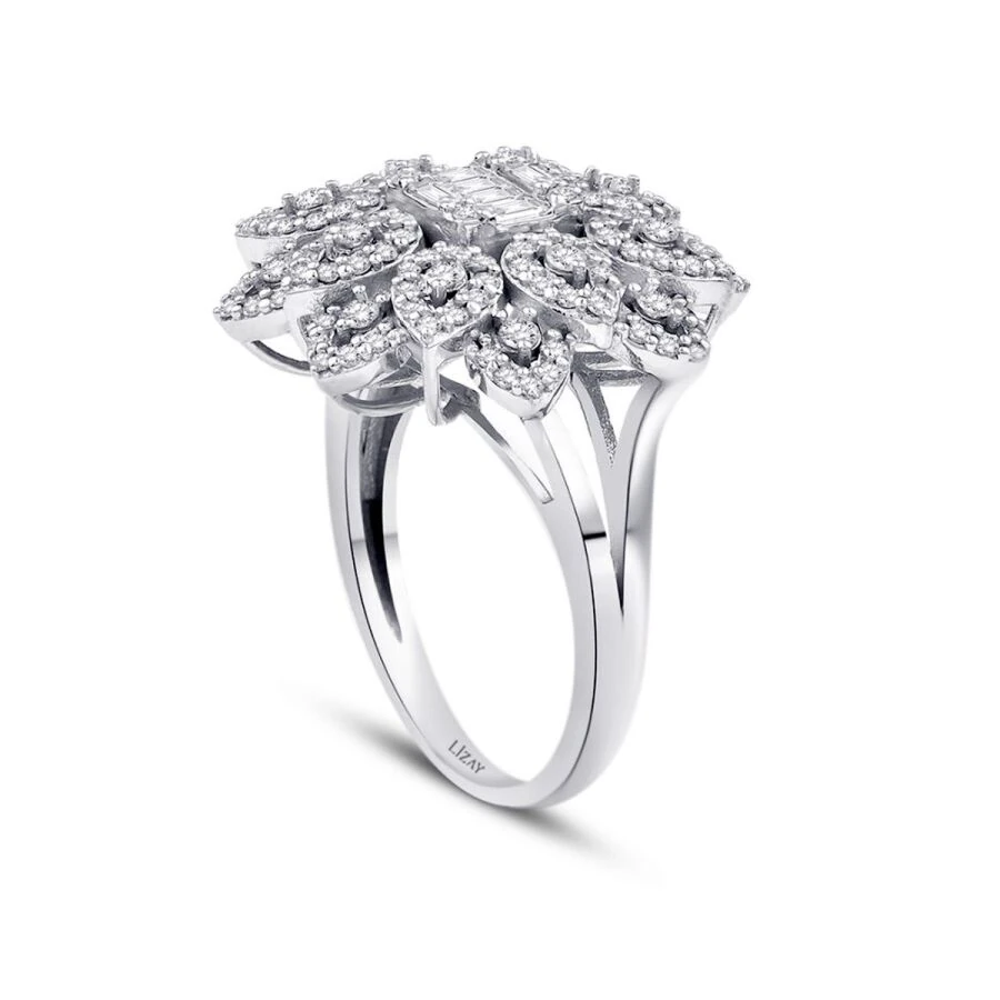 1.04 Carat Diamond Baguette Ring