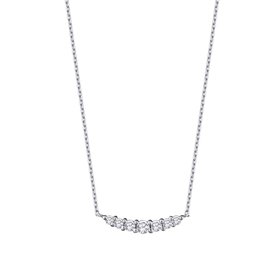 0.22 Carat Diamond Seven-Stone Minimal Necklace