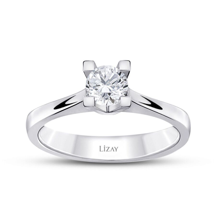 0.40 Carat Diamond Round Solitaire Engagament Ring