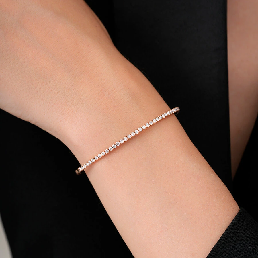 0.99 Carat Diamond Tennis Bangle