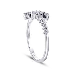 0,31 Karat Diamant Smaragd Halskette