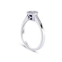 0.10 Carat Diamond-Effect Trend Ring