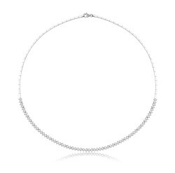 Classic Gold Tennis Necklaece