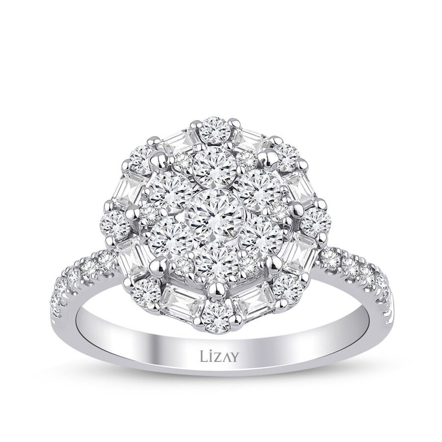 1,32 Karat Diamant Baguette Ring