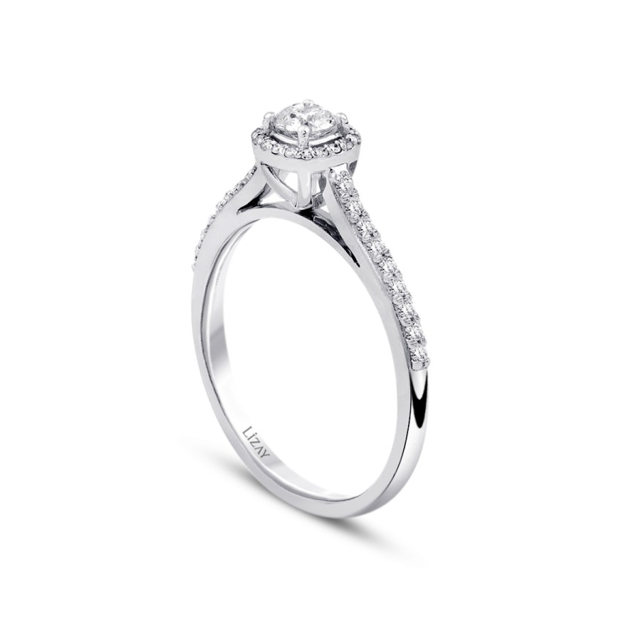 0.51 Carat Diamond Round Solitaire Engagement Ring