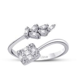 0,29 Karat Diamant Baguette Trend Ring